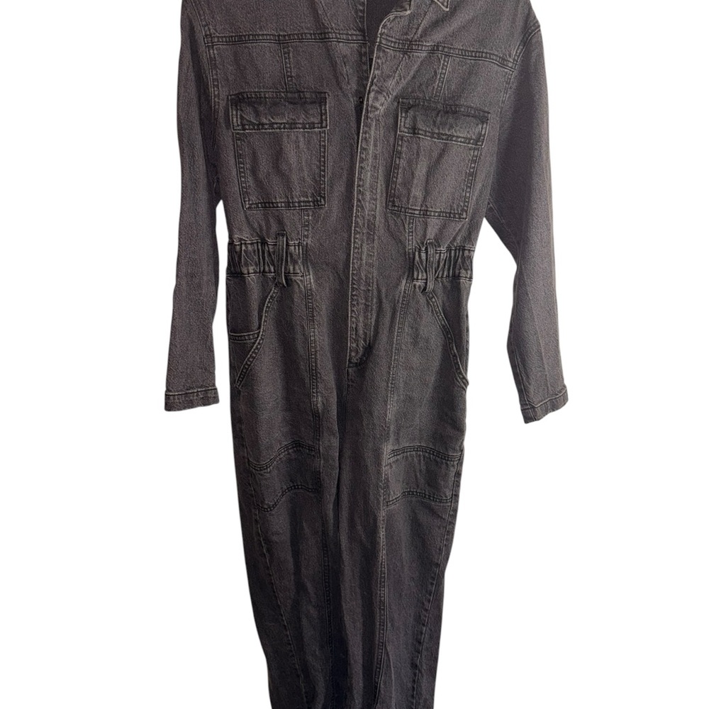 Universal Thread Washed Dark Gray Denim Jacket